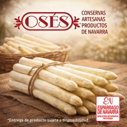 Espárrago blanco fresco de Navarra caja poiliespan 4 kg.
